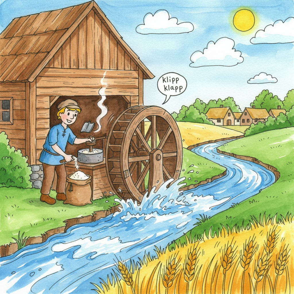 Es klappert die Mühle am rauschenden Bach