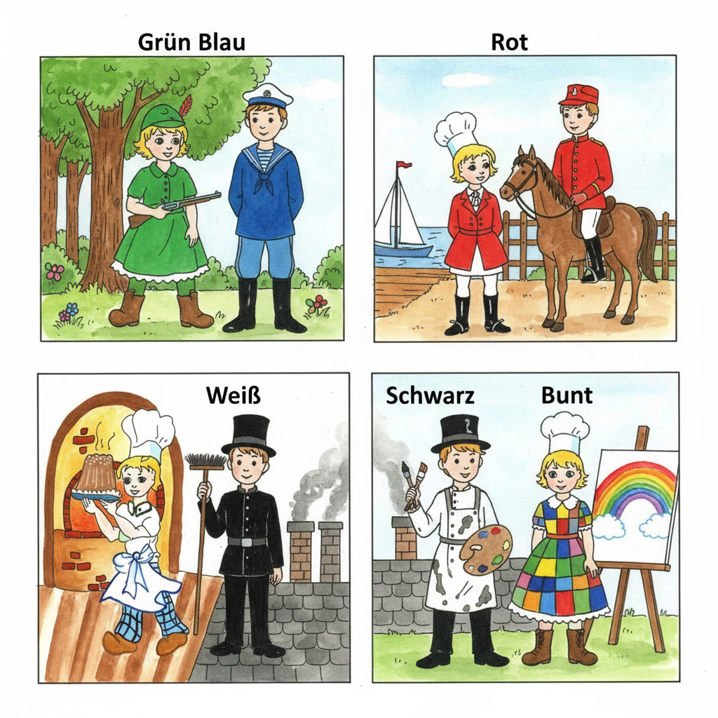 Grün ja grün sind alle meine Kleider