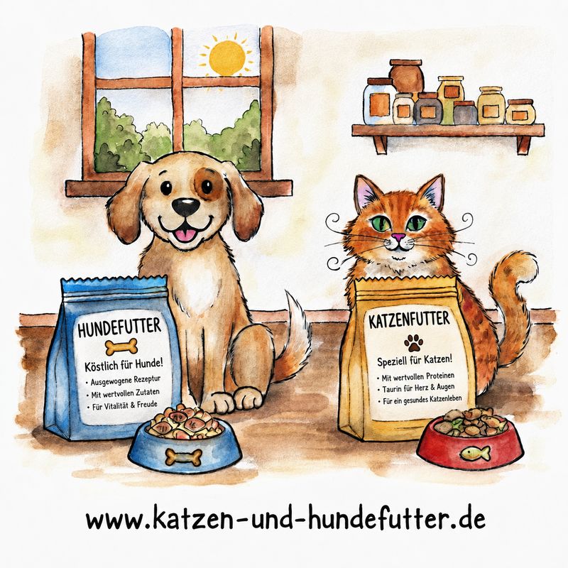 Katzen- und Hundefutter